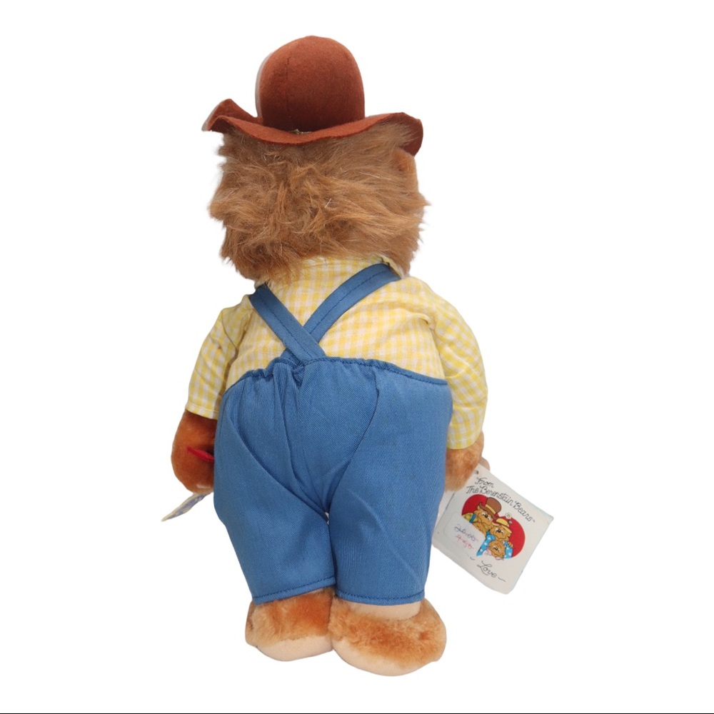 Berenstain Bears Vintage 1984 Plush Papa Bear with Original Tags - Picture 5 of 11